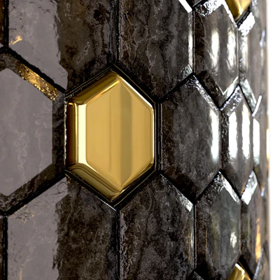 steel and marble mix tile 002 — Ver 3