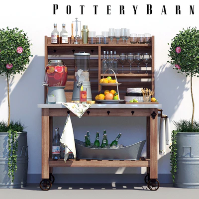 Buffet Pottery Barn Abbott Set — Ver 1