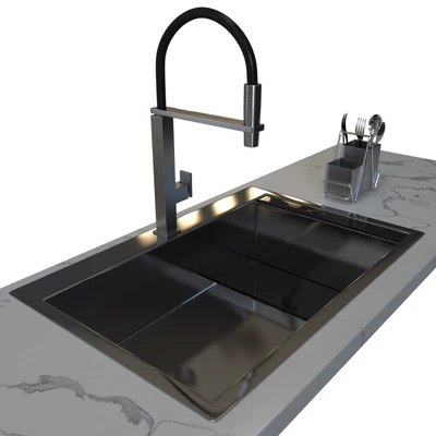 Washing Franke CLV 210 and mixer Frakce Centinox — Descargar