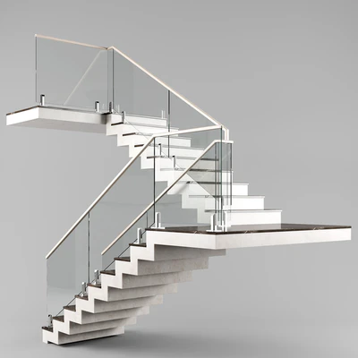 Modern interior stair 03 — View 3