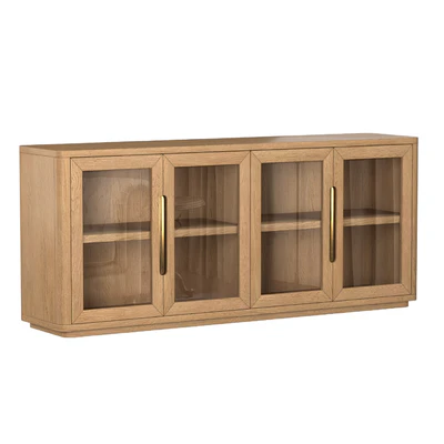 BRETON GLASS 4-DOOR SIDEBOARD — Ver 3