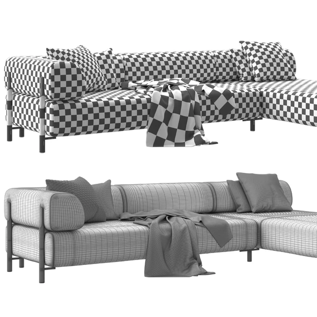 Hem Palo Modular Corner Sofa Right — Descargar