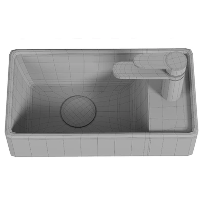 Wash-hand basin Melana 320351MG-805 41 cm gray matte — Ver 2