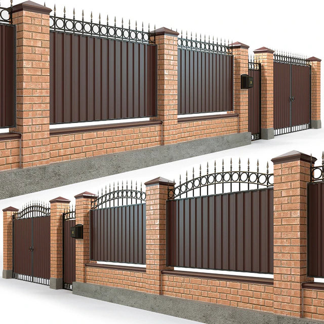 Fence with gate and wicket 5 — Descargar