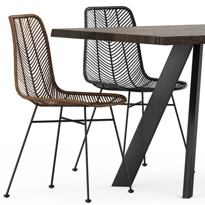 BLOOMINGVILLE LENA, RAW DINING TABLE — Ver 2