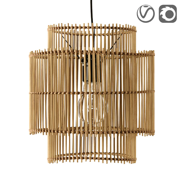 Haya bamboo lampshade — Descargar