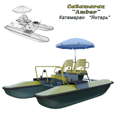 Катамаран Янтарь (Водный велосипед) новый — Вид 1