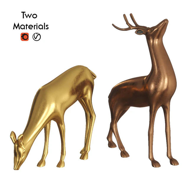 Vintage deer statue — Descargar