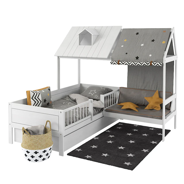 Кровать LifeTime BEACHHOUSE HUTBED WITH COUCH — Скачать