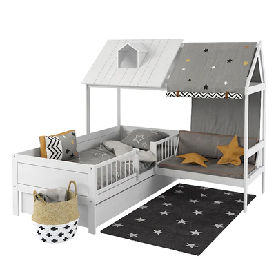 Кровать LifeTime BEACHHOUSE HUTBED WITH COUCH — Вид 1