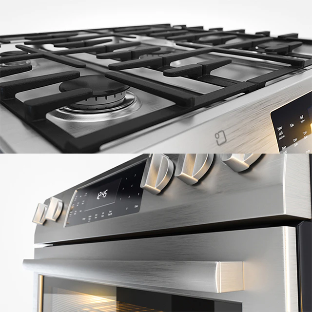 Gas Slide-in Range - HGI8054UC - by Bosch — Descargar