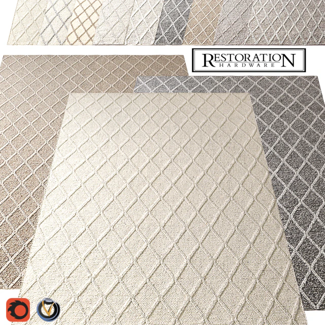 Carpet Restoration Hardware (Diamante) 2440х3050 (9 colors) — Descargar
