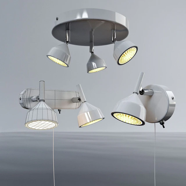 Model BELL, wall and ceiling light from MARKSLOJD, Sweden. — Descargar