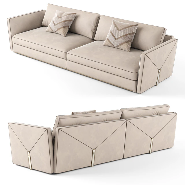 Visionnaire Bastian 3 seater sofa 01 — Скачать