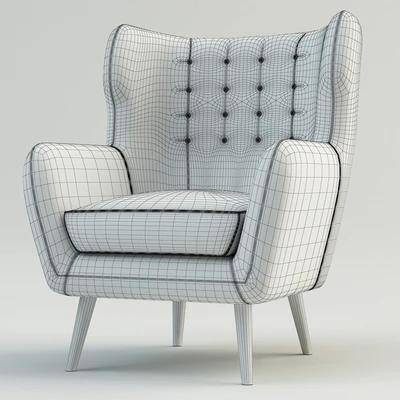 MADE KUBRICK WING BACK CHAIR — Ver 2