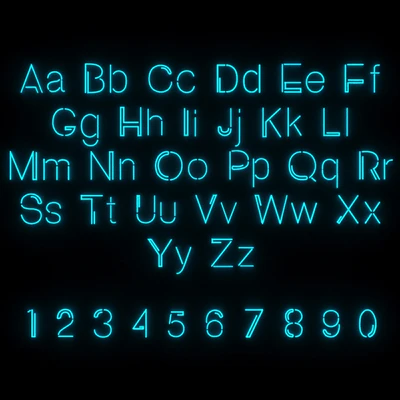 Шрифт Neon Absolute Sans Latin — Вид 1