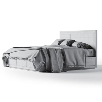 Restoration Hardware Kempton fabric platform bed — Вид 3