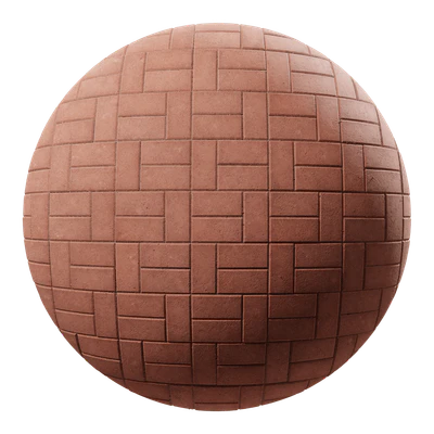basketweave concrete paver texture red — descargar