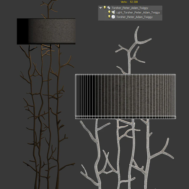 Twiggy Floor Lamp by Pieter Adam — Descargar