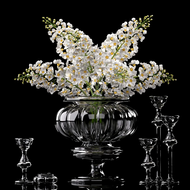 DECORATIVE FLOWER VASE SET 6 — Скачать