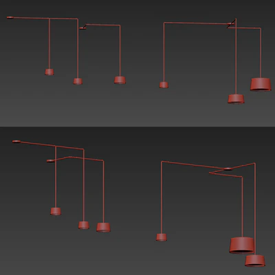 Vibia TUBE Pendant Lamp LED Aluminium Lamp — Вид 2