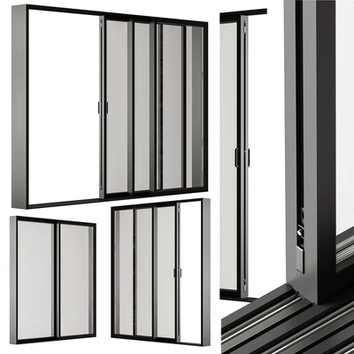 Sliding Metal Window - Windows Set 20 — Ver 1