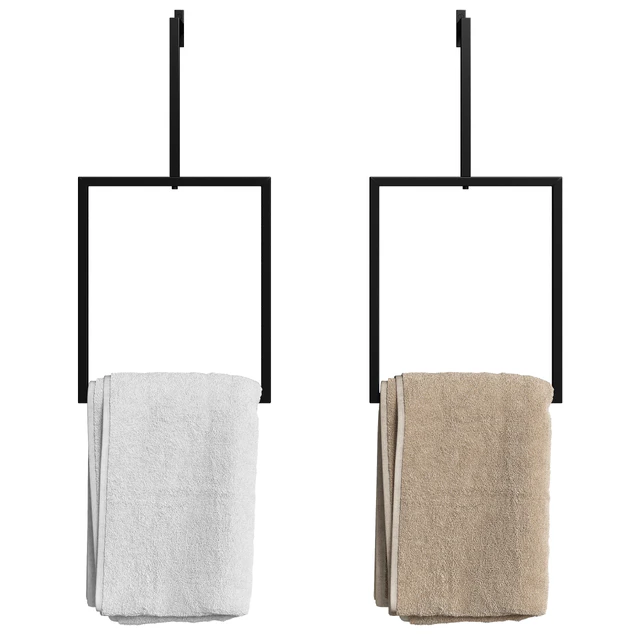 Bathroom towels on a holder — Descargar