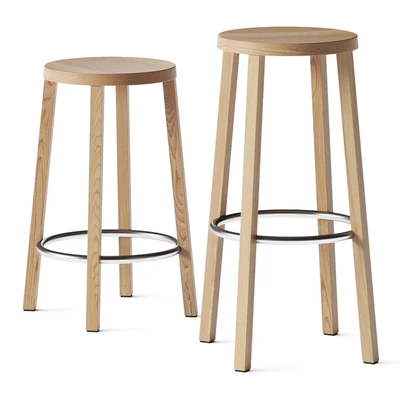 Plank Blocco Barstools — Ver 1