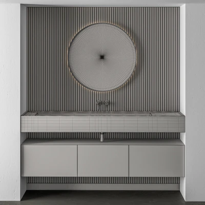 Bathroom Set Marble - Set 22 — Ver 2