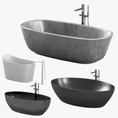 ANTONIO LUPI baths with faucets set 1 — Ver 1