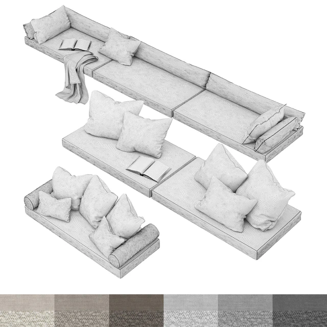 Window Seat Pillows set 01 — Descargar