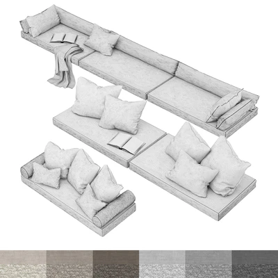 Window Seat Pillows set 01 — Ver 3