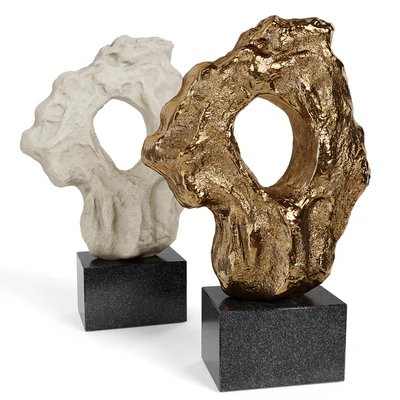 CLIVE BARKER Large Scholar Rock 2016 Bronze Plaster — Ver 1