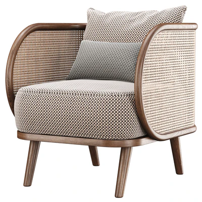 Carry rattan dining chair IK12 / Rattan dining chair — Ver 1