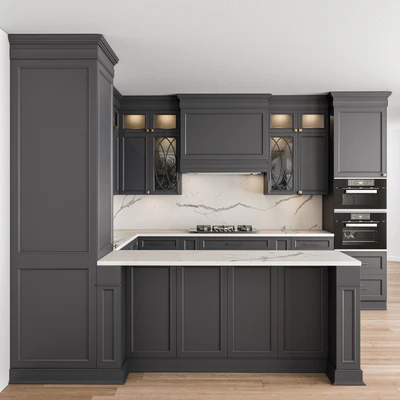 Kitchen Neo Classic Gray and White - Set 37 — Ver 1