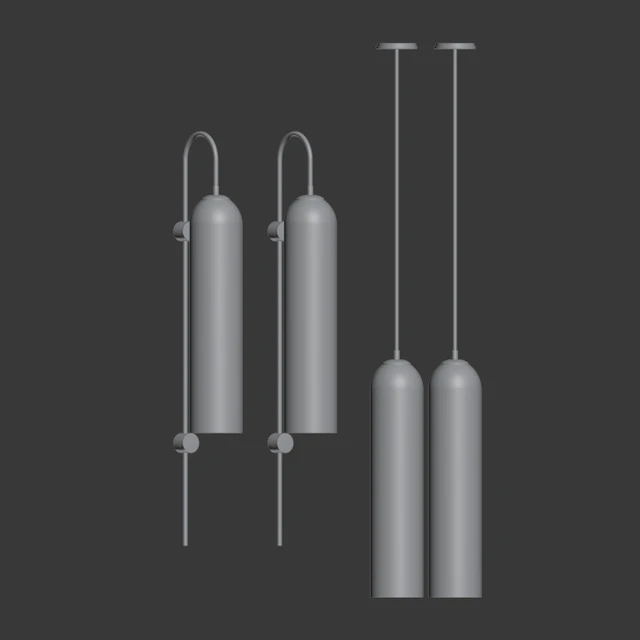 Flot Wall Sconce and Pendant Set Articololighting — Скачать