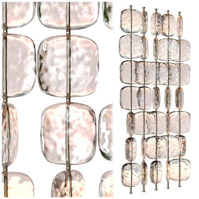 Glass block partition — Вид 2