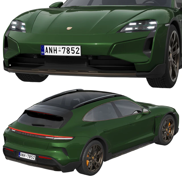 Porsche Taycan Turbo Cross Turismo 2024 — Скачать