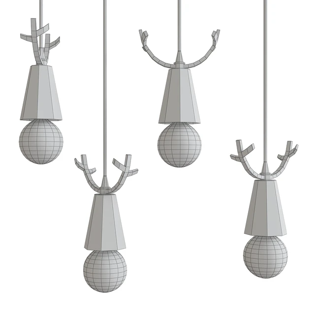 Scandlight Biddy Chandelier (low poly) — Скачать