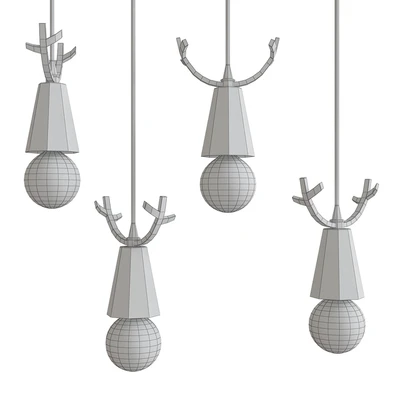 Scandlight Biddy Chandelier (low poly) — Вид 2