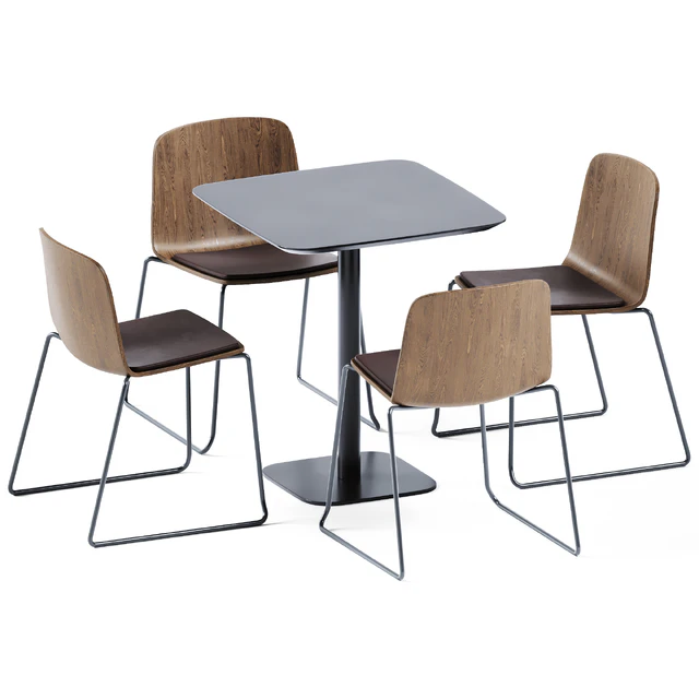 Table Doll by Billiani & Sled Upholstered Base Chair Rama by Kristalia — Descargar