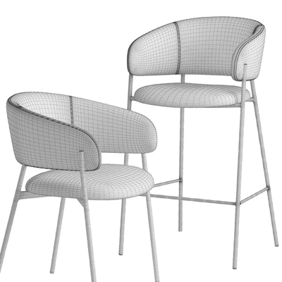 Hug Bar Stool — Ver 3