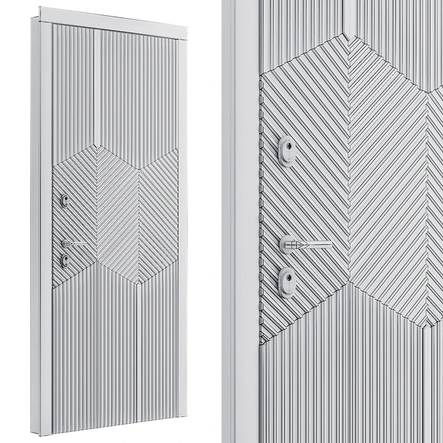 Art deco black front door — Descargar