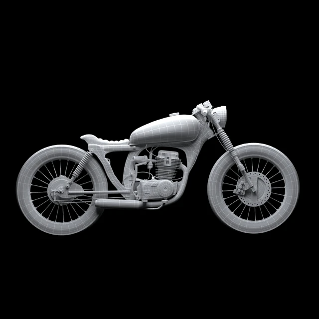 Honda CG125 Motorcycle — Descargar