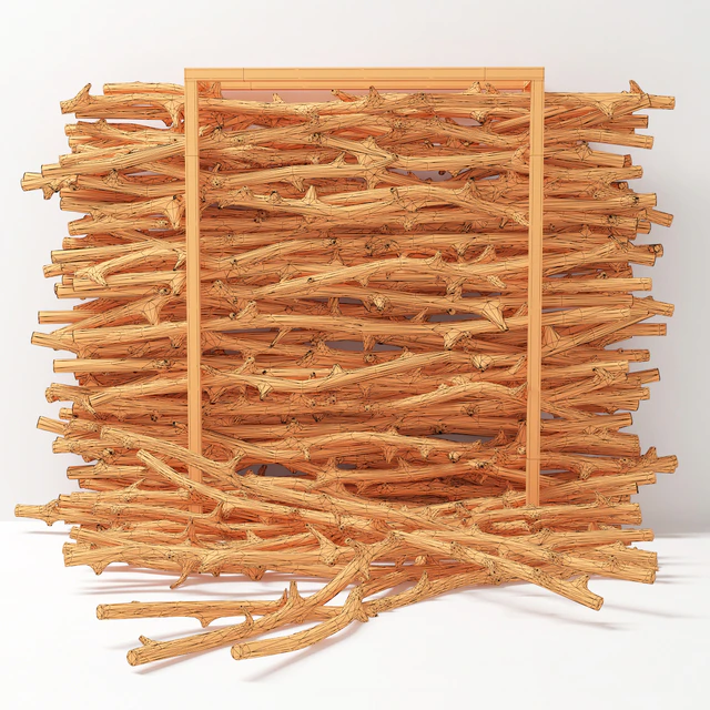 Дрова из старых веток / Firewood branch old decor — Скачать