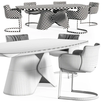 Scott keramik table Rhonda chair — Вид 4