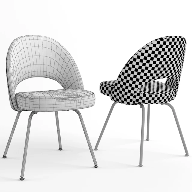 Saarinen Executive Armless Chairs. — Скачать