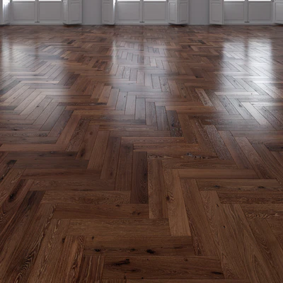 Oak Herringbones dark floor — Ver 1