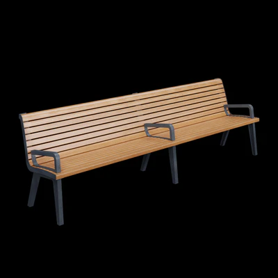 Benches Paris Adanat under the snow — Ver 2
