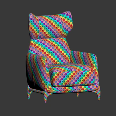Duffle Armchair Ditre Italia — Ver 2